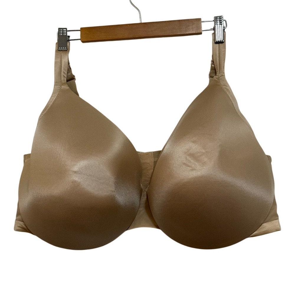 Cacique Women Full Coverage Bra 50G Nude Lightly Lined Seamless Minimalist Linge